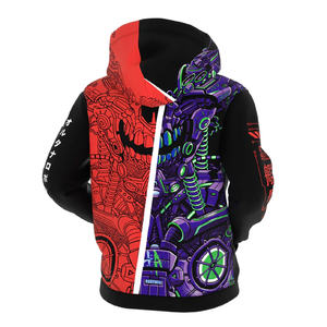 Unisex Custom Logo Full <b>Zip</b> <b>up</b> Hoodies with Sublimation Colorful Zipper <b>Hoodie</b> for Men Women Kids - Product Image 2