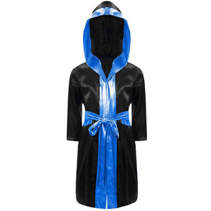 Factory Direct Supply High Quality Eco-Friendly Lightweight <b>Boxing</b> <b>Robes</b> Polyester Material Customizable Options Made Pakistan - Product Image 1