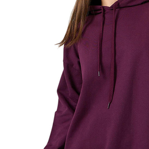 Sudadera con Capucha Extra Grande de Algodón Grueso Personalizada OEM para Mujer, Estilo Urbano, Sudadera de Invierno con Diseño de Cuello con Capucha - Product Image 3