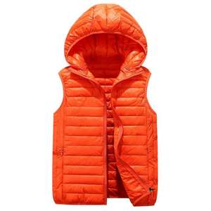 Chaqueta de Invierno Acolchada sin Mangas, Transpirable, con Capucha, Estilo Urbano, Fabricante de Ropa Personalizada, Proveedor de Ropa con Marca Privada, OEM - Product Image 3