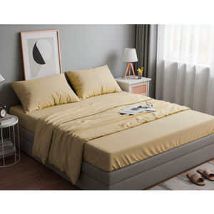 Quantité en gros disponible, qualité supérieure, style moderne et luxueux, ensemble de draps en polyester 4 pièces, du premier fournisseur d'Inde. - Product Image 1