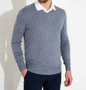 เสื้อสเวตเชิ้ตผู้ชาย สกรีนโลโก้ได้ สไตล์สตรีทแวร์ ไม่หดตัว ไม่มีกระเป๋า เสื้อเปล่า - Product Image 3