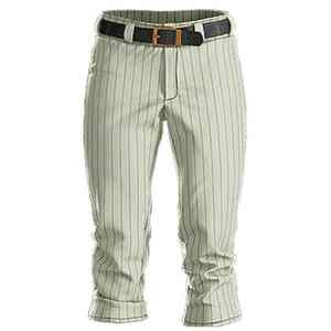 Pantalon de baseball pour homme rayé 100% polyester coupe classique avec ceinture et poches Vêtements toutes saisons - Product Image 1
