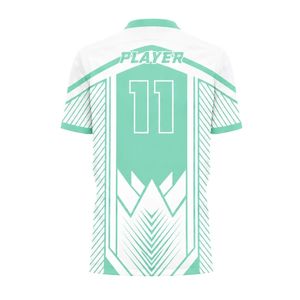 Conjunto de Uniforme de Fútbol Personalizado Verde Menta y Blanco, Uniforme de Fútbol Ligero, Ropa de Entrenamiento Personalizada para Equipos - Product Image 2