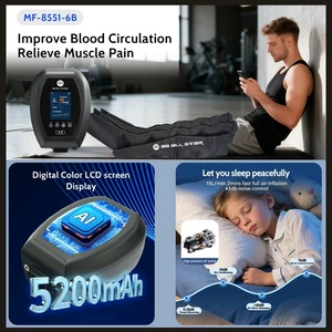 AS ALL <b>STAR</b> 6-Chamber Air Compression Leg Massager with Timing Control Plug-In Muscle Recovery Device - Product Image 6