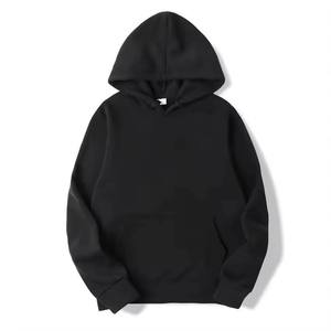 <b>Top</b> Quality <b>Men's</b> <b>White</b> Solid Color Pullover Hoodie Casual <b>Long</b> <b>Sleeve</b> Sweatshirt With Kangaroo Pocket Unisex Oversized Blank - Product Image 2