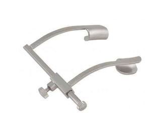 เครื่องมือตรวจตาแบบพรีเมียมและคุณภาพสูง ปรับระดับได้ด้วยสกรู พร้อมใบมีดแบบเจาะรูซ้ายและขวา ผลิตจากสแตนเลสสตีล ผิวสัมผัสแบบขัดทราย - Product Image 2