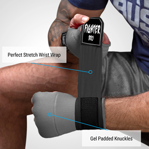 Gants intérieurs rembourrés en gel pour l'entraînement de boxe, gants élastiques pour protéger les articulations, arts martiaux - Product Image 2