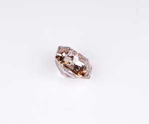 Bague de mariage en diamant de laboratoire cultivé, taille Asscher, couleur champagne fantaisie vive, pureté VVS2, 2,47 carats, 7,60 mm, certifiée IGI - Product Image 6