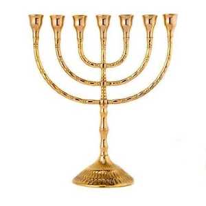 Menorah de 9 brazos con acabado plateado para villas, sinagogas, templos, iluminación de mesa, uso decorativo, candelabro de Hanukkah. - Product Image 5