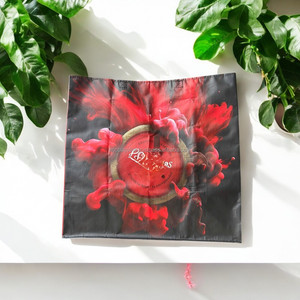 ถุงช็อปปิ้งทำจากลามิเนตเคลือบผิวแบบเคลือบด้านสำหรับร้านขายของชำทำจากเวียดนามผ่านการรีไซเคิลโลโก้แบบกำหนดเอง - Product Image 1