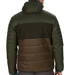 Chaqueta acolchada de invierno para hombre con forro polar grueso y capucha. - Product Image 4
