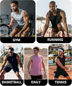Débardeurs Homme Personnalisés à Col Rond Respirants Coupe Musclée Unie 100% Coton pour Entraînement et Gym – Prix Usine - Product Image 6