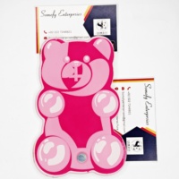 Palette de cils magnétiques personnalisée de luxe avec motif ours, outils d'extension de cils, support durable pour tuiles de cils, fabriqué par Somofy Enterprises