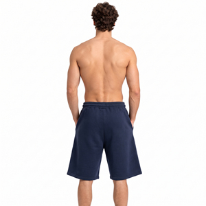 Custom Rhinestone Printed <b>Baggy</b> Sweat <b>Shorts</b> <b>Men</b> Oversized Streetwear Fleece <b>Shorts</b> Drawstring Waist <b>Men</b> Knee Length Sweat <b>Short</b> - Product Image 4