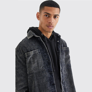 Novedad 2026: Ropa de invierno transpirable de moda, lisa y teñida, de alta calidad, estilo urbano casual con dos bolsillos para hombre. - Product Image 4