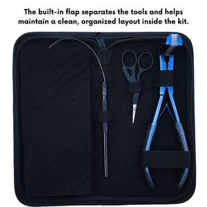 Kit d'outils d'extension capillaire léger en métal et plastique à micro-liens, fixation forte, avec accessoires multiples pour usage domestique - Product Image 6
