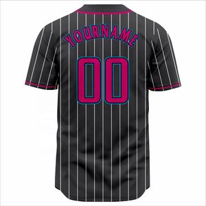 Camiseta de Béisbol Sublimada con Logotipo Personalizado, 100% Poliéster, Camiseta de Softbol Lisa, Camiseta de Béisbol con Botones - Product Image 2