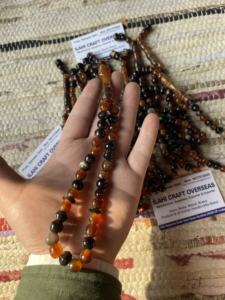 ลูกประคำอิสลามแบบเรียบง่าย ทำจากเขาควายขัดเงา เป็นมิตรกับสิ่งแวดล้อม จำนวน 33 เม็ด จากอุตรปัฎฐ์ปัญจาบ ของ ILAHI - Product Image 2