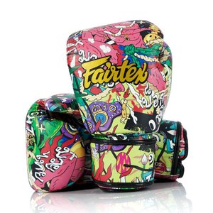 Guantes de Boxeo Fairtex de Nuevo Diseño en Oferta, 100% Cuero Genuino, Guantes de Entrenamiento y Sparring de Boxeo Fairtex con Estampado Digital - Product Image 2