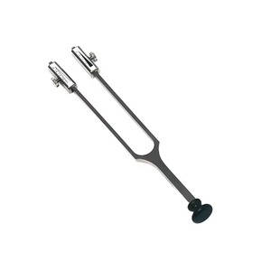 Diapasón Rydel-Seiffer C128/64 Hz con amortiguadores extraíbles, herramienta médica quirúrgica de acero inoxidable para cirugías mamarias, certificado CE - Product Image 3