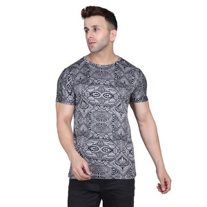 Camiseta Personalizada con Logotipo Impreso por Sublimación, Tela Transpirable, Económica, de Alta Calidad, para Hombre, Venta al Por Mayor - Product Image 4