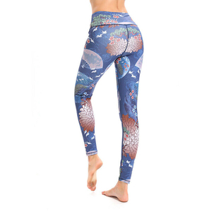 Leggings de yoga taille mi-haute 25 pouces pour femme, nouveau design, ligne sportive, écologiques, personnalisables, en coton, antibactériens, respirants - Product Image 3