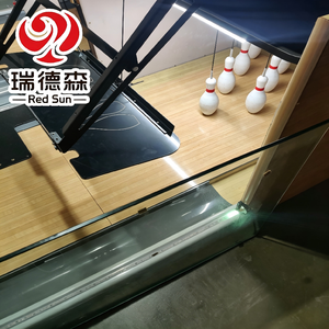 Neuestes Red Sun Mini-<span class=keywords><strong>Bowling</strong></span>-Set mit Kugelrücklaufsystem, synthetischer Bahne und Punktezählung – Langlebig - Product Image 2