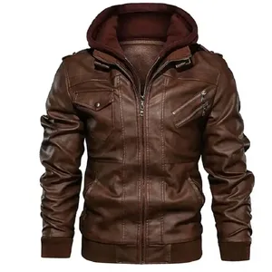 Oem Custom Wholesale Price Fashion <b>Leather</b> <b>Jacket</b> For Men New Style Men's Zipper High Quality <b>Real</b> <b>Leather</b> <b>Jackets</b> - Product Image 3