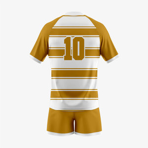 Professional Rugby Uniform Set Strong Stitching Breathable 100% Polyester Fabric Lightweight Eco-Friendly Customized Rugby Kits - Product Image 4
