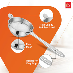 High Grade SS Sliver Tea & Coffee <b>Strainer</b> for Kitchenware Multi function Durable comfortable Handle - Product Image 6