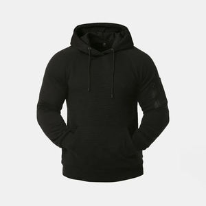 Sweat à capuche épais 100 % coton molletonné personnalisé pour homme, coupe oversize, streetwear d'hiver, qualité supérieure - Product Image 1