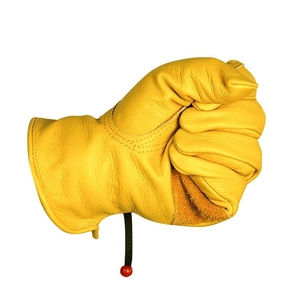 Premium Quality Buffalo Grain Leather <b>Driver</b> <b>Gloves</b> Heat Spark Resistant Heavy Duty Safety <b>Gloves</b> for Household Gardening - Product Image 6