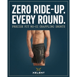 Shorts de grappling rétro pour hommes, extensibles dans 4 directions, 240 GSM, pour No-Gi BJJ MMA, avec étiquette privée OEM - Product Image 5