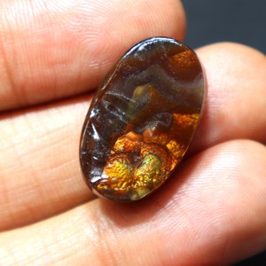 Natural <b>Mexican</b> Fire Agate Druzy Cabochon Unique Fire Agate Handmade Jewelry Fire Agate Cabochon Polished for Jewelry Making - Product Image 2