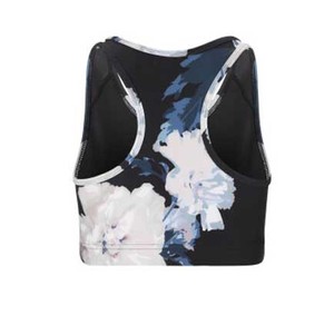 เสื้อชั้นในออกกำลังกายแบบไร้โครง สายรัดหลังแบบ Racerback ไซส์ใหญ่ ระบายอากาศได้ดี มีโลโก้ด้านหน้า เหมาะสำหรับโยคะและฟิตเนส รุ่น Crop Top 2026 - Product Image 2