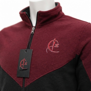 Veste en polaire, tissu doux et chaud, construction légère, fermeture éclair intégrale, respirante, vêtements de sport d'extérieur, OEM - Product Image 5