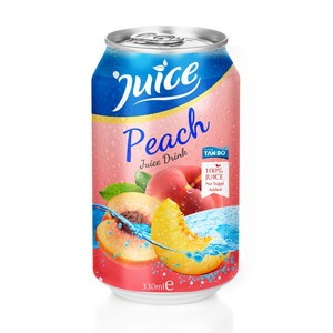 Boisson Tropi Juice 330ml en canette aluminium courte, 100% purée de fruits, faible en gras, stérilisée, fraîchement pressée, aromatisée, certifiée Halal, 5 Brix - Product Image 1