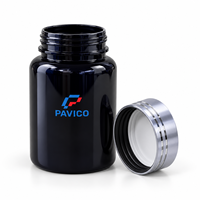 Pot cosmétique/alimentaire en PET 60CC avec bouchon en plastique, emballage personnalisé avec logo, fabricant OEM ODM, fournisseur, usine au Vietnam, marque PAVICO