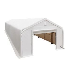 Pro Series 20FT X 63FT Capannone per Attrezzi con Doppia Struttura e Copertura in PVC Resistente da 17 oz e Porte Passanti TMG DT2064 PRO - Product Image 2