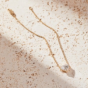 Pulsera de Oro de 14k con Diamante en Forma de Corazón_ 1.40ct Cultivado en Laboratorio, Certificado IGI - Product Image 2