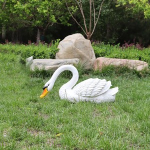 Bán buôn tùy chỉnh lớn ngoài trời nhựa thiên nga Vườn Hồ Bơi nước khu vực danh lam thắng cảnh nghệ thuật điêu khắc tượng cảnh quan trang trí - Product Image 4