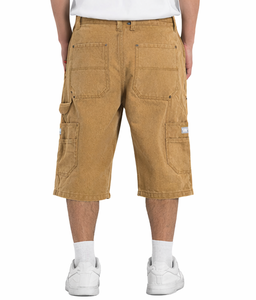 Shorts de travail en polyester robuste pour hommes |   Vêtements de travail respirants avec poches utilitaires |   Streetwear Fit OEM Logo personnalisé Double Knee - Product Image 2