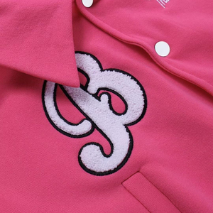 New Fashion Wool Contrast Color Breathable Finished Women's Letterman Bomber Baseball <b>Varsity</b> <b>Jacket</b> for Men 2026 - Product Image 6