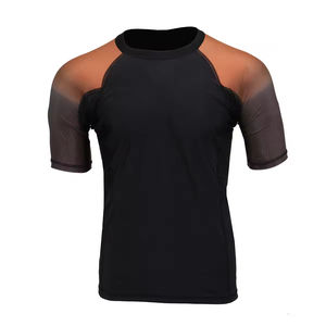 Rashguard MMA à manches longues personnalisé de haute qualité, unisexe, vêtement de compression pour la gym, respirant, séchage rapide, écologique, protection solaire - Product Image 1