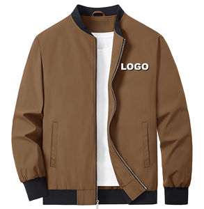 Chaqueta Bomber Ligera de Invierno para Hombre, Estilo Urbano, Casual, con Cierre, Cortavientos, para Primavera y Otoño, con Bolsillos, para Golf - Product Image 1