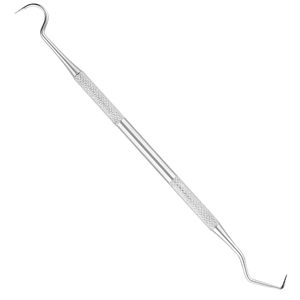 Stainless Steel Teeth Scraper Tool | Double Ended Dental Pick for Tartar & Stubborn Stain Removal - Product Image 2