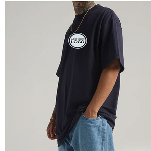 T-shirt en coton épais personnalisé avec motif, style Shaka Wear, coupe oversize streetwear pour homme, vente en gros - Product Image 1