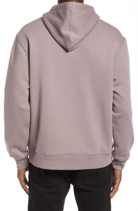 Sudadera con Capucha Extra Grande, Color Rosa Sólido, Felpa de Algodón, Estilo Casual, Manga Larga, para Otoño, Unisex - Product Image 2