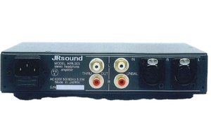 Amplificador de micrófono de 1 canal JR SOUND COLIS HPA-203 con conexión XLR, carcasa de aluminio, para conciertos en vivo, amplificador de auriculares. - Product Image 3